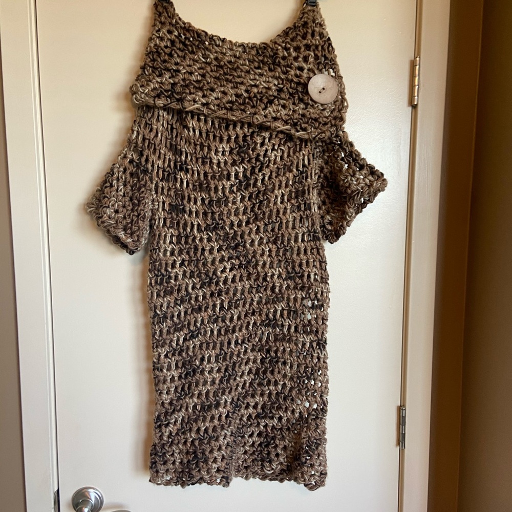 Vintage crochet handmade sweater